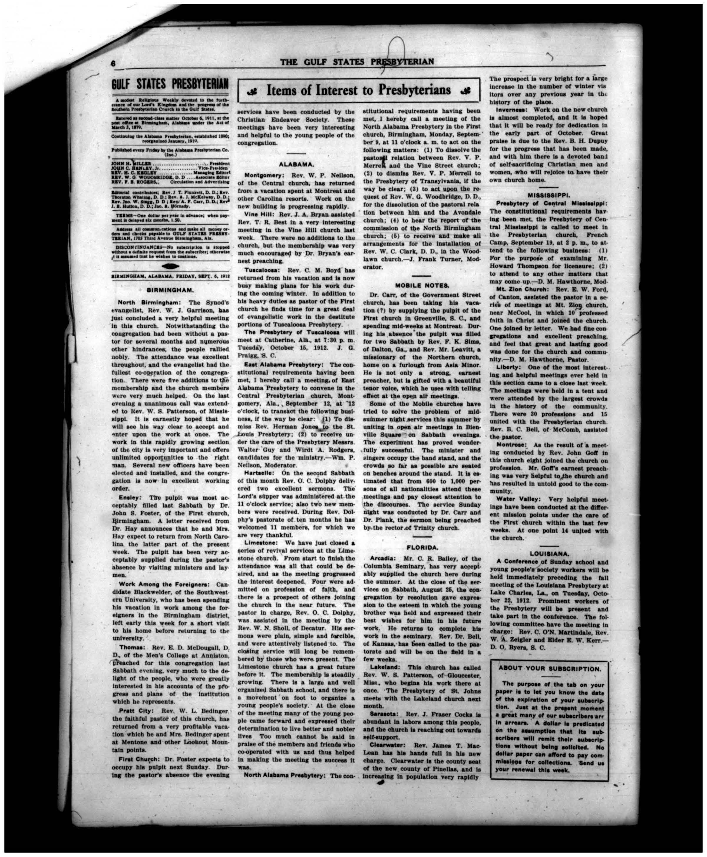 Vine Hill Meetings (no additions)